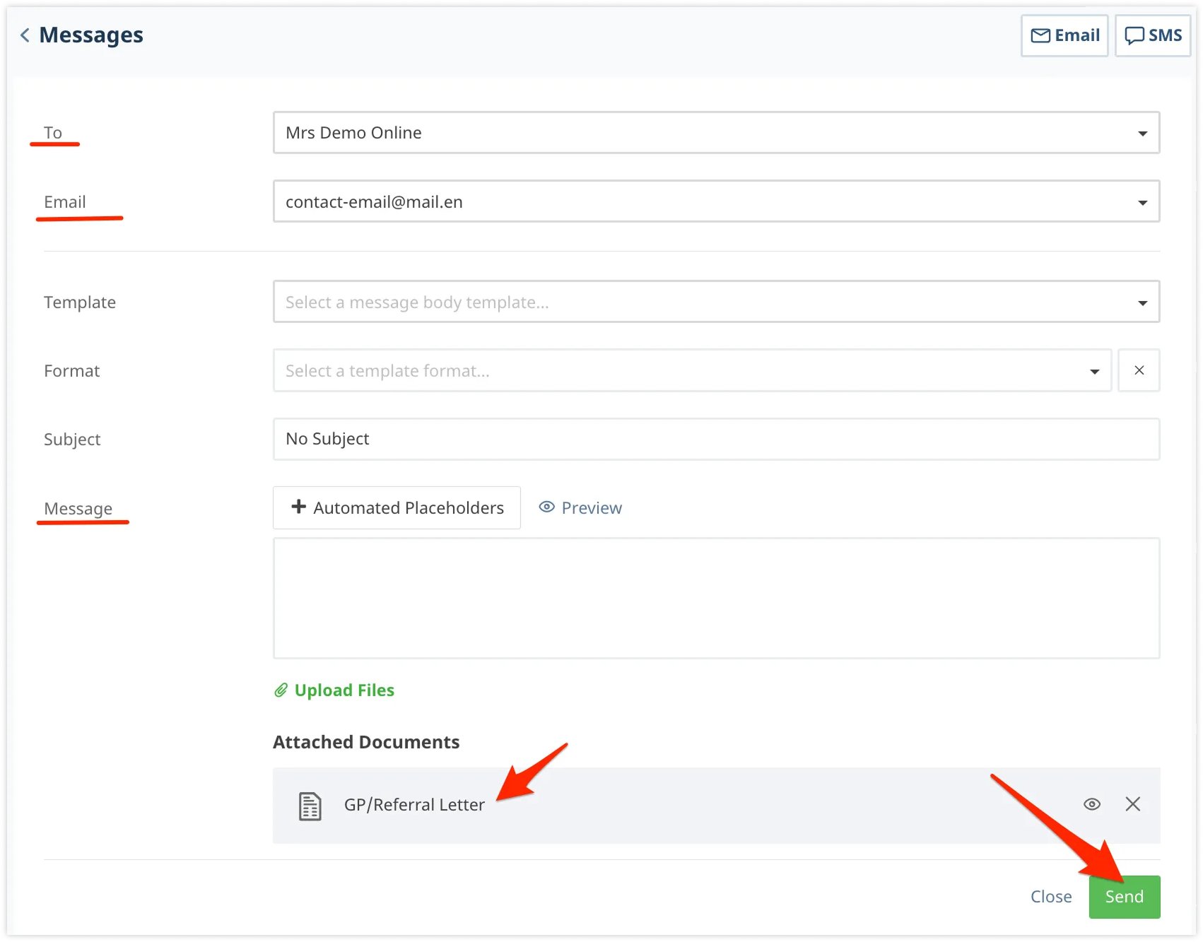medesk-referral-letter